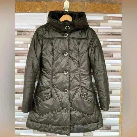 Mackage Puffer Jacket Leather Trim size small - Picture 1 of 17